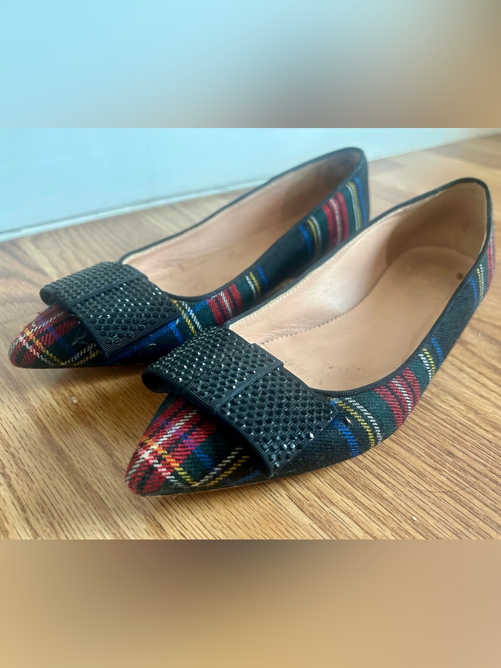 J. Crew Tartan Plaid Flats